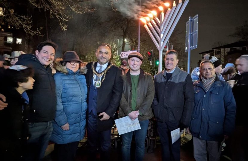 Chanukah celebrations in Stanmore