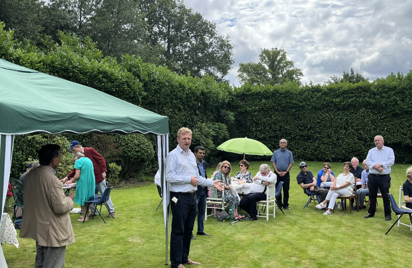 Sir Oliver Dowden addresses the Harrow East Conservative Association Summer Luncheon