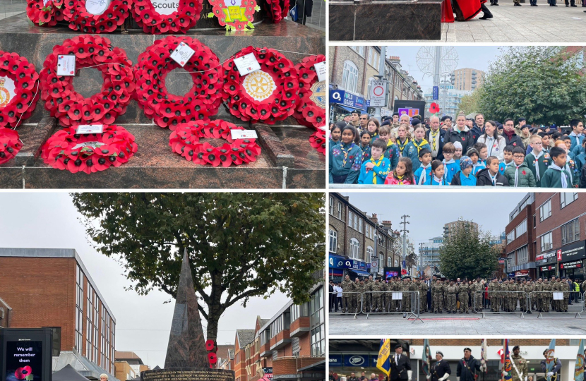 Remembrance Sunday in Harrow