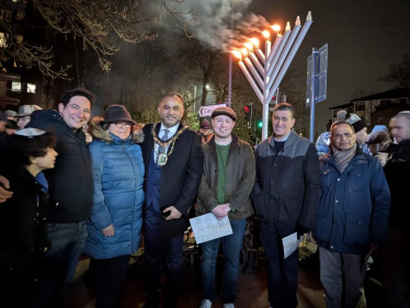 Chanukah celebrations in Stanmore