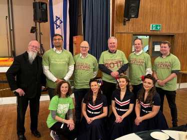 Zak at Mitzvah Day event at Stanmore Synagogue